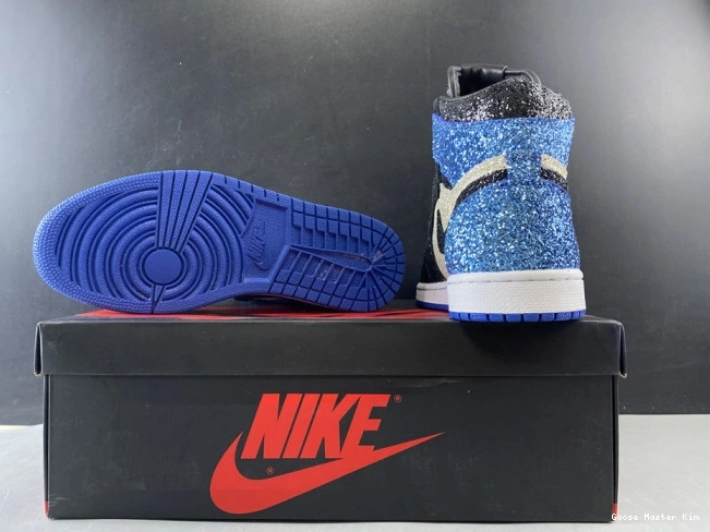 JORDAN 1 CK5566-400 DESIGN GLITTER X FRAGMENT AIR 0726